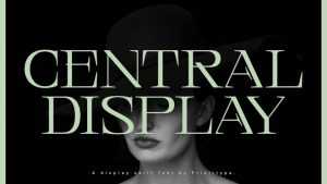 Central Display Font › Fontesk