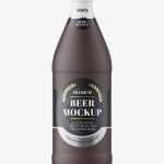 Ceramic beer bottle mockup - Free PSD Download Ceramic beer bottle mockup