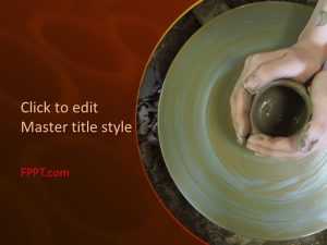 Ceramic Crafts PowerPoint Template