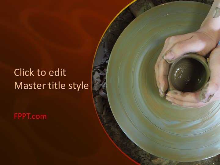 Ceramic Crafts PowerPoint Template