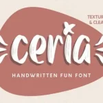 Ceria Script Font