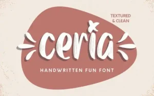 Ceria Script Font