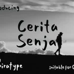 Cerita Senja - Quotes Font