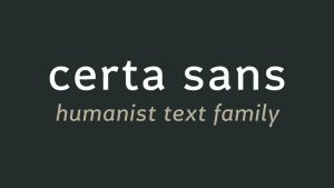Certa Sans Font › Fontesk
