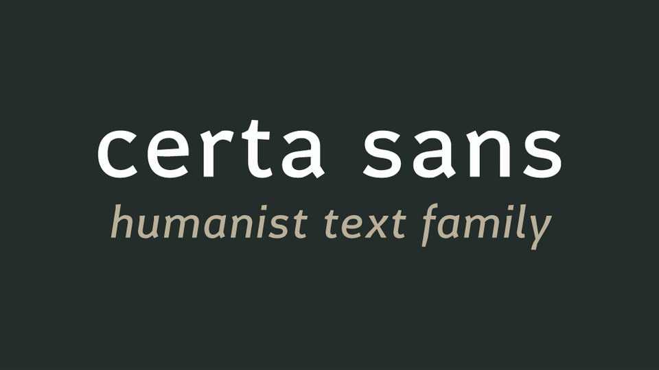 Certa Sans Font › Fontesk