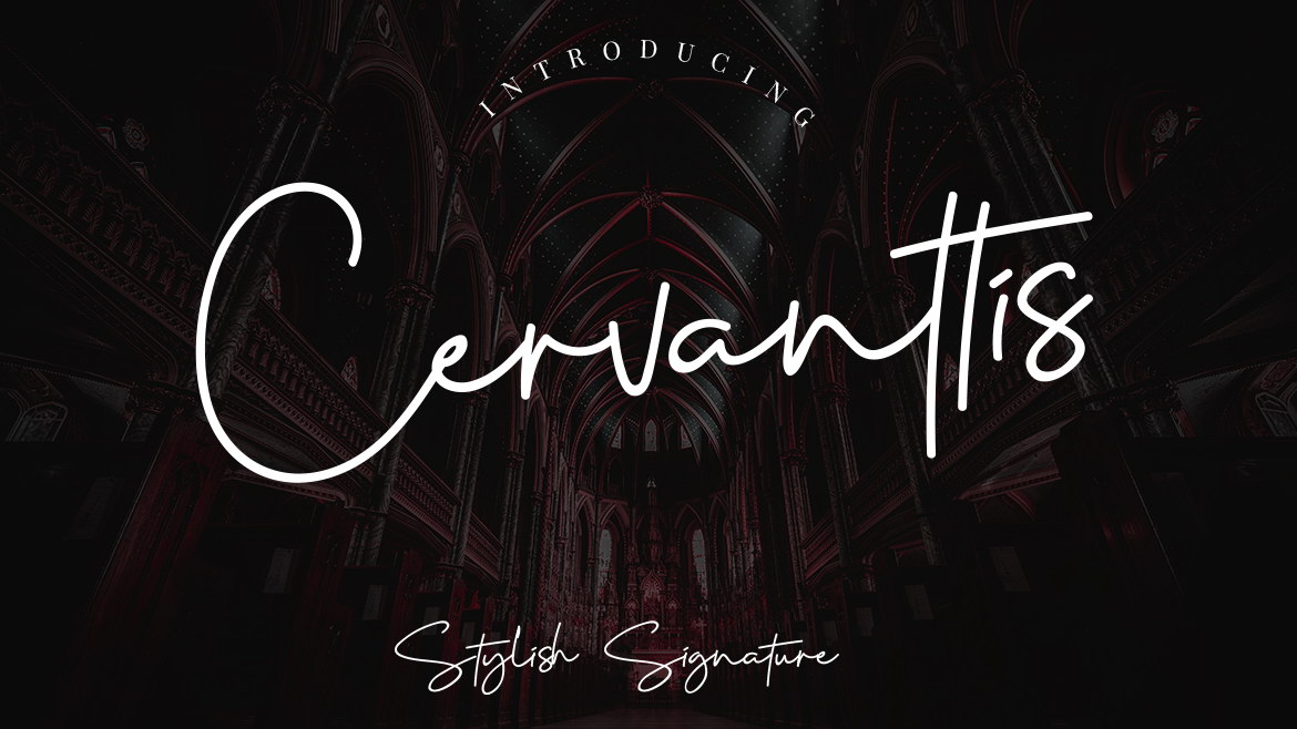 Cervanttis Script Font › Fontesk