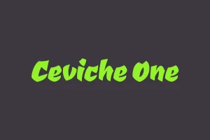 Ceviche One Font
