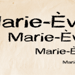 CF Marie Eve font