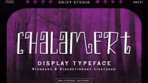 Chalamert Font › Fontesk