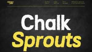 Chalk Sprouts Font › Fontesk