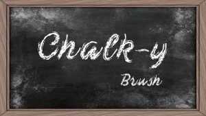 Chalk-y Brush Font › Fontesk