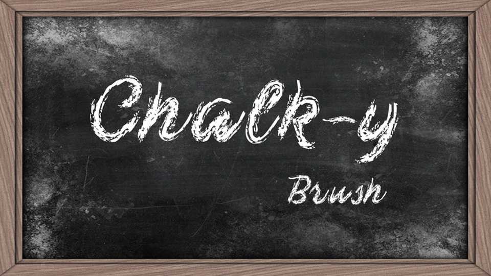Chalk-y Brush Font › Fontesk
