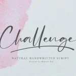 Challenge Script Font