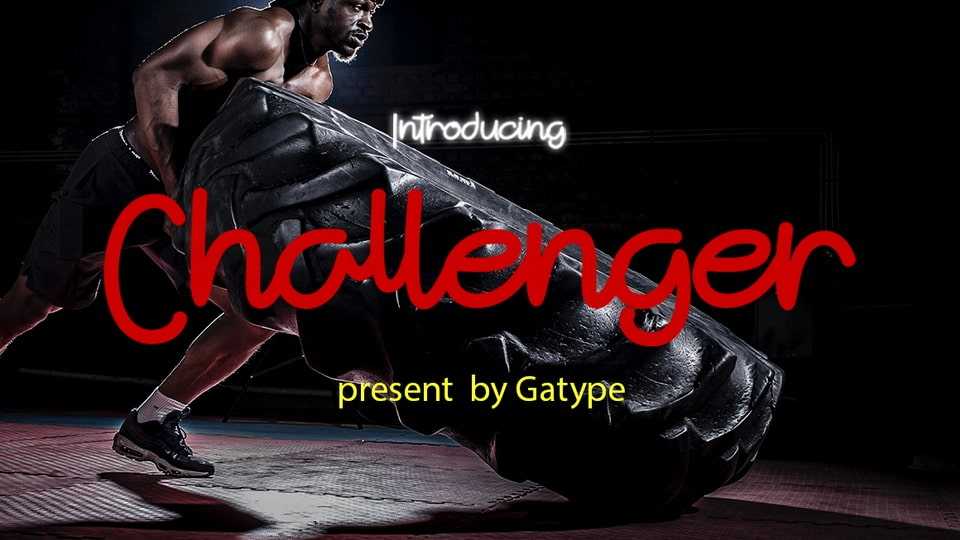 Challenger Font › Fontesk