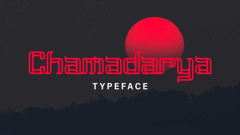 Chamadarya Font › Fontesk