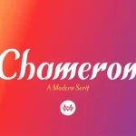 Chameron Typeface - Fonte Grátis Chameron Typeface