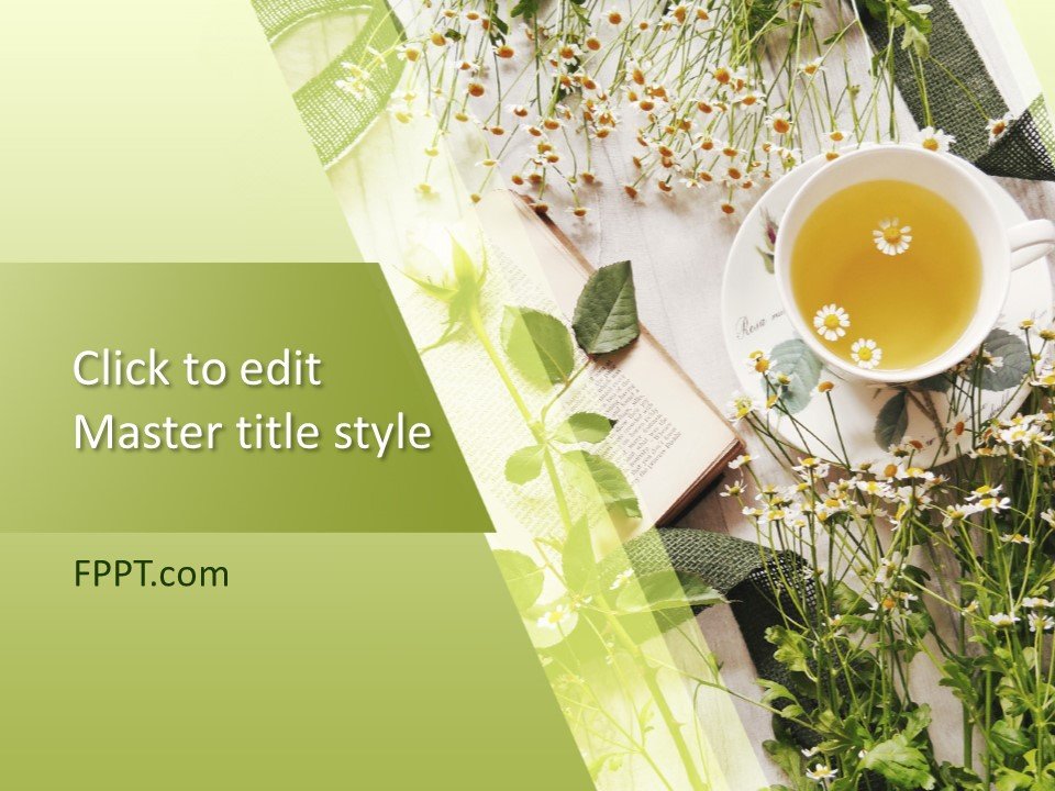 Chamomile Tea PowerPoint Template