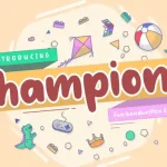 Championa Fun Handwritten Font - Fonte Grátis Championa Fun Handwritten Font