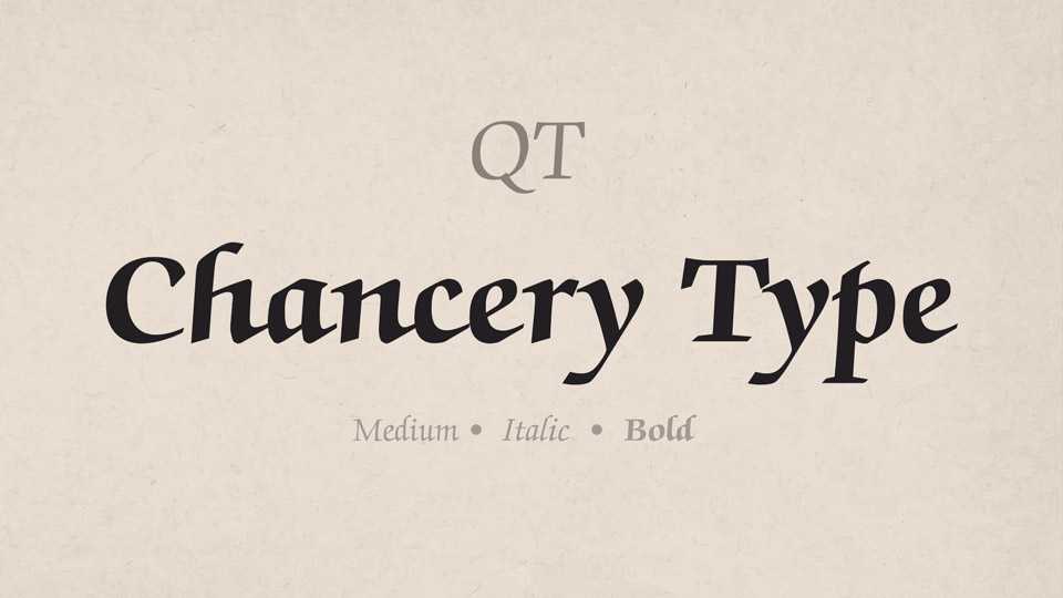 Chancery Type Font Family › Fontesk