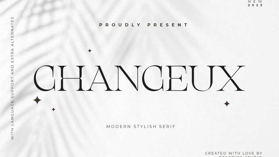Chanceux Font › Fontesk