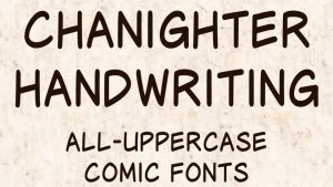 Chanighter Handwriting Font › Fontesk