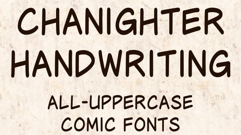 Chanighter Handwriting Font › Fontesk