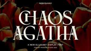 Chaos Agatha Font › Fontesk
