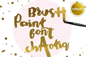 Chaotiq Modern Paint Brush Font