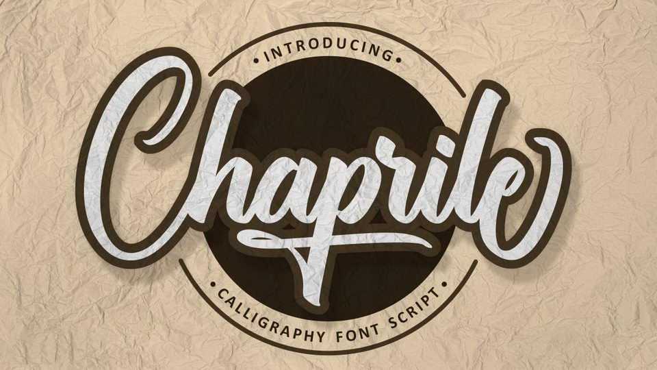 Chaprile Script Font › Fontesk