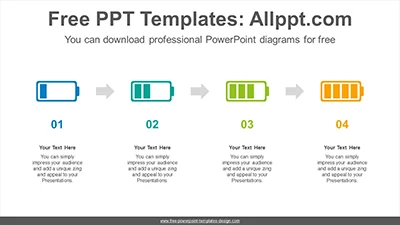 Charging battery PowerPoint Diagram Template