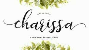 Charissa Script Font › Fontesk