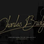 Charles Bridge Handwritten Font
