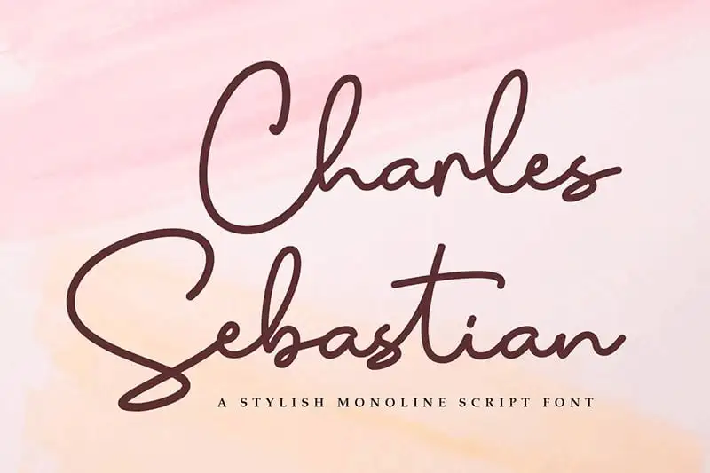 Charles Sebastian Handwritten Font