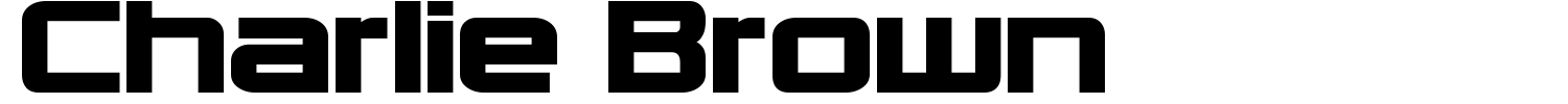 Charlie Brown M54 Font