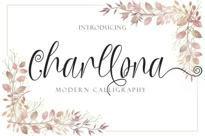 Charllona Calligraphy Font