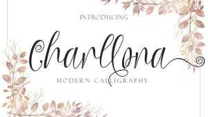 Charllona Script Font › Fontesk