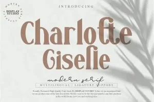 Charlotte Giselle Serif Font