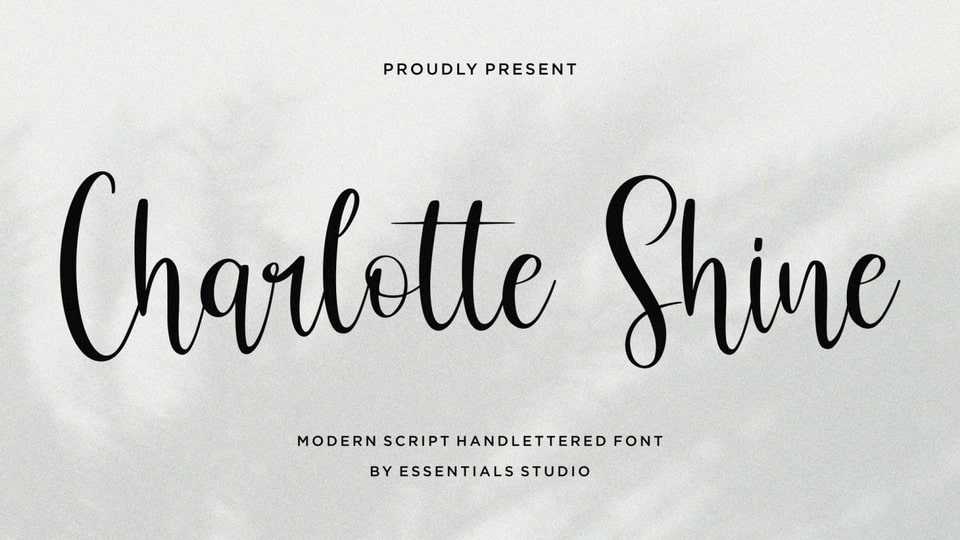 Charlotte Shine Font › Fontesk