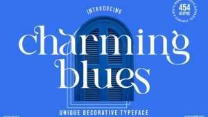 Charming Blues Font › Fontesk