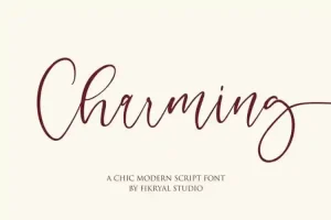 Charming - Modern Script Font