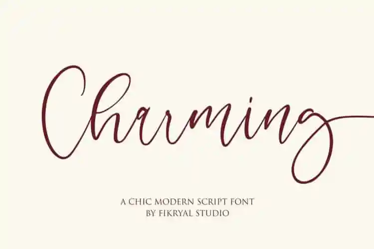 Charming - Modern Script Font