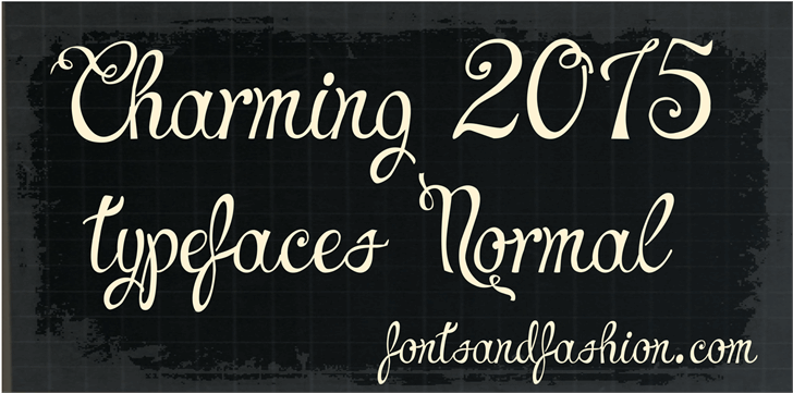Charming Normal Font