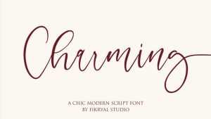Charming Script Font › Fontesk
