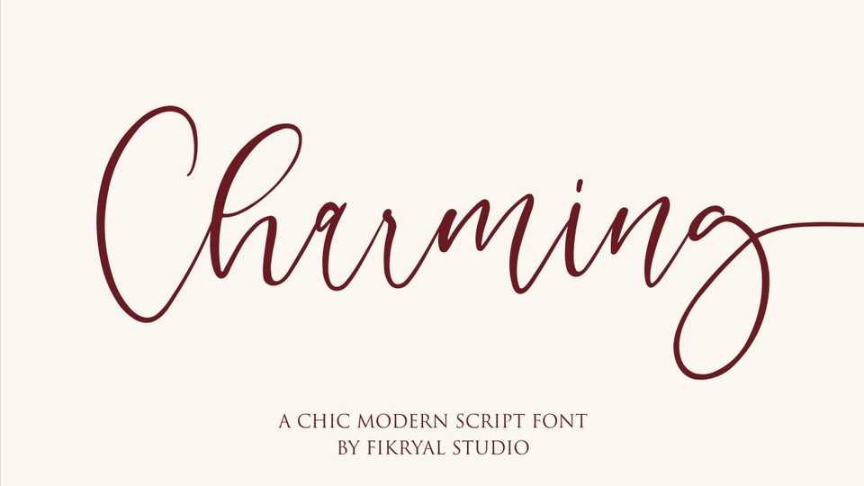 Charming Script Font › Fontesk