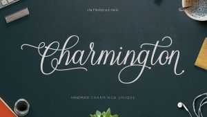 Charmington Script Font › Fontesk