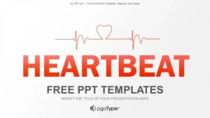 Charting A Heartbeat-Medical PPT Templates