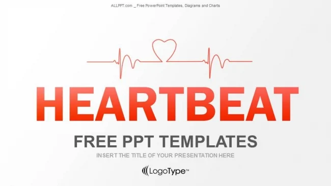 Charting A Heartbeat-Medical PPT Templates