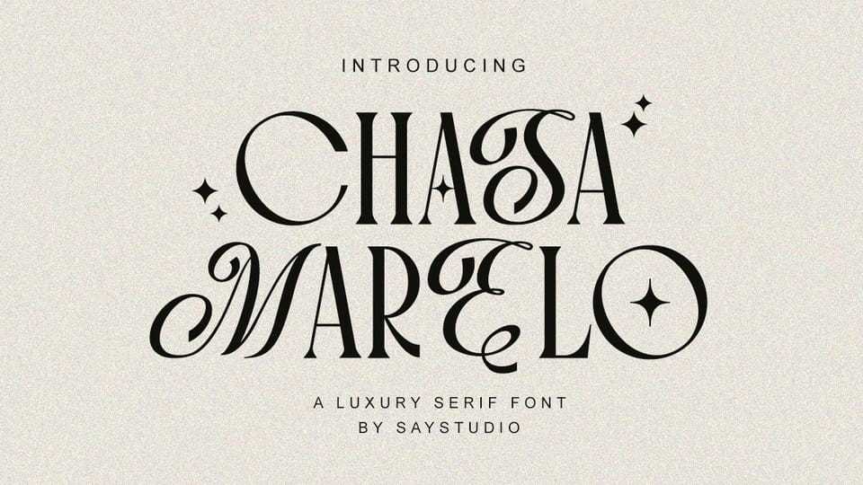 Chasa Marelo Font › Fontesk