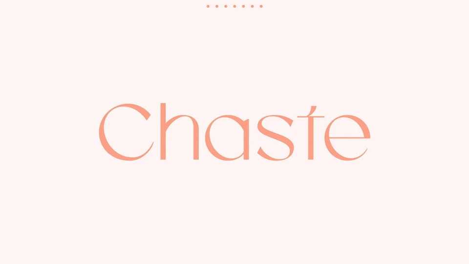 Chaste Font › Fontesk