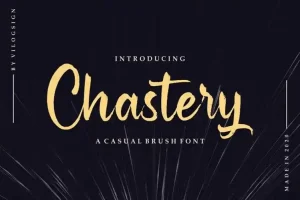 Chastery Brush Font